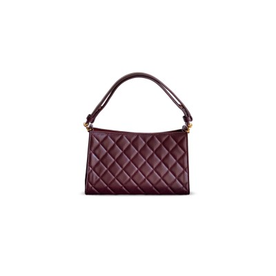 CHANEL 26X QUILTED LEATHER HOBO HANDBAG AS6045 (22.5*14*7.5cm)